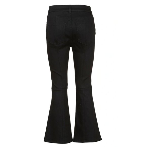 NWT ALEXANDER MCQUEEN Kick-flare Cropped Jeans Size 30 Retail $1,190 - Picture 4 of 11